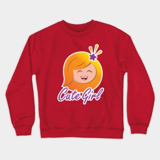 Cute Girl - magic girl Crewneck Sweatshirt